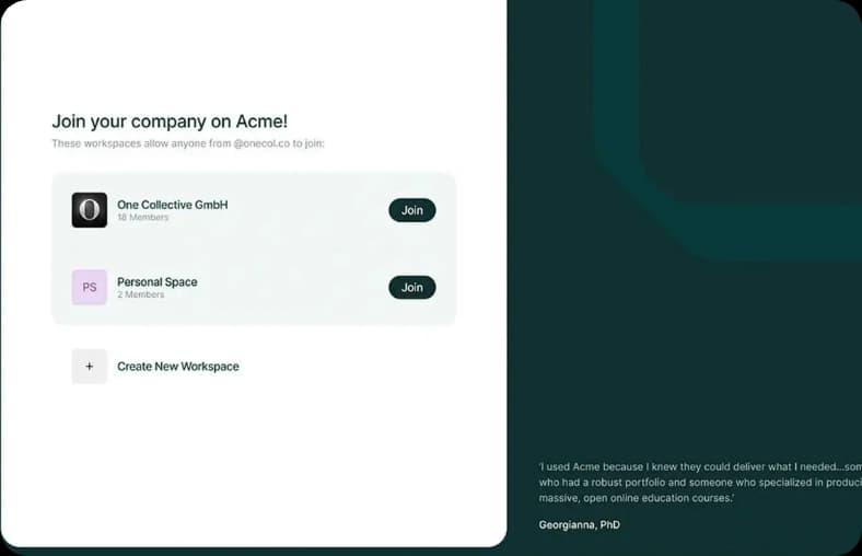 Project planning interface with charts